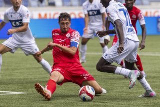 Gaoussou Diakité: deux buts pour le LS KEYSTONE/CYRIL ZINGARO